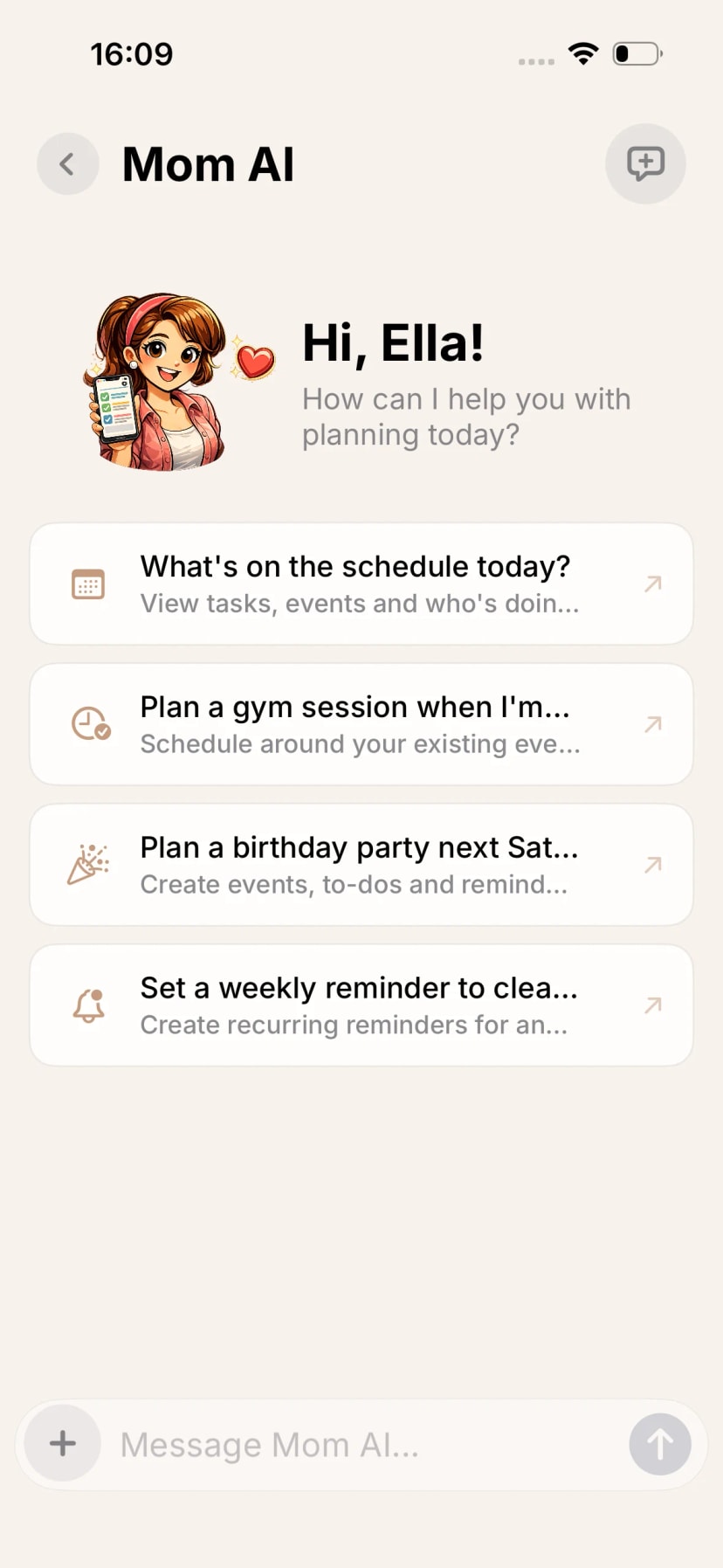 Mom AI assistant